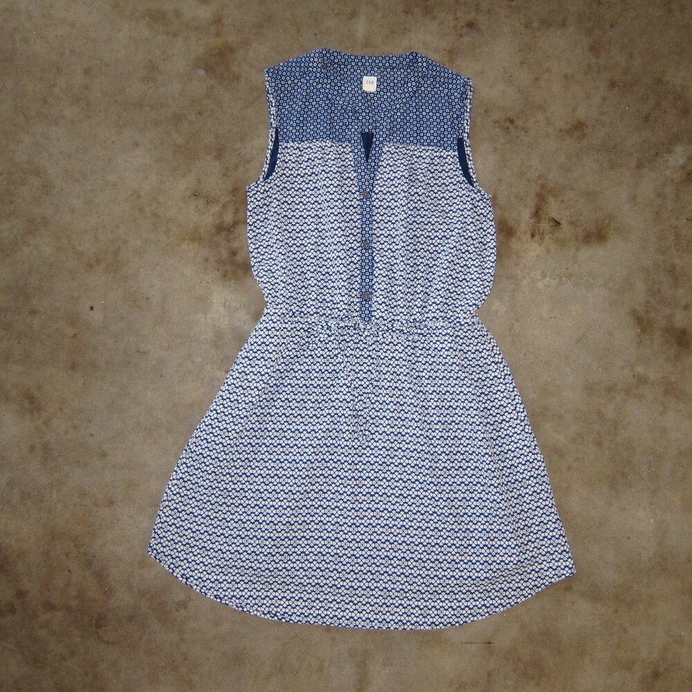 Gap Blue Patterned Dress
